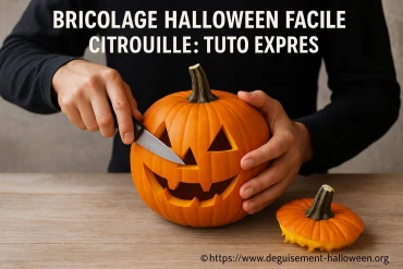 Bricolage Halloween facile citrouille : comment réussir un tuto express