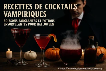 Recettes de cocktails vampiriques pour des boissons sanglantes et ensorcelantes à Halloween