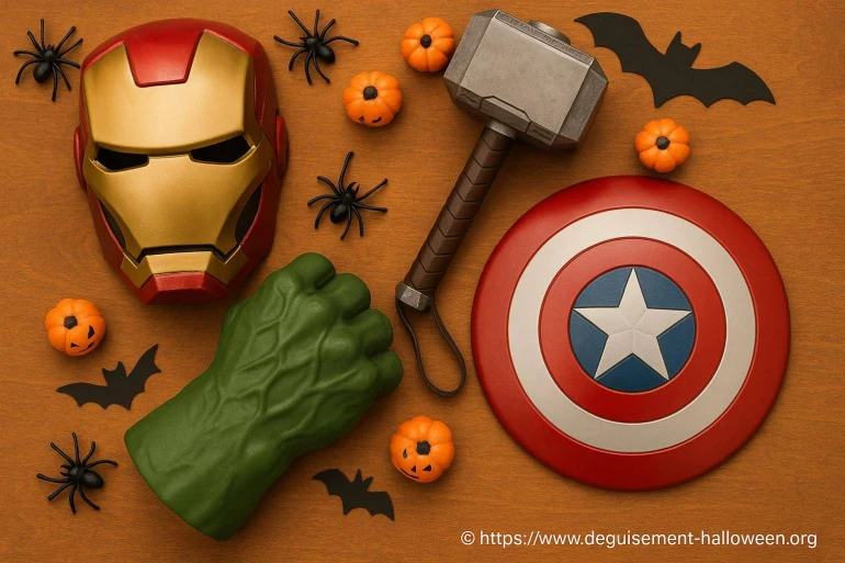 Les accessoires essentiels pour compléter un déguisement Avengers à Halloween