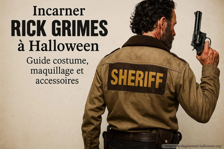 Incarner Rick Grimes à Halloween : guide complet costume, maquillage et accessoires