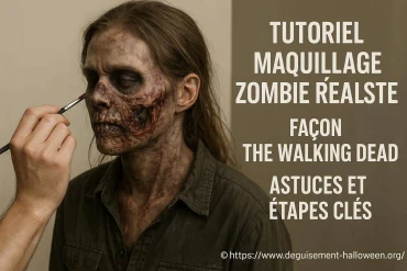 Tutoriel maquillage zombie réaliste façon The Walking Dead : astuces et étapes clés