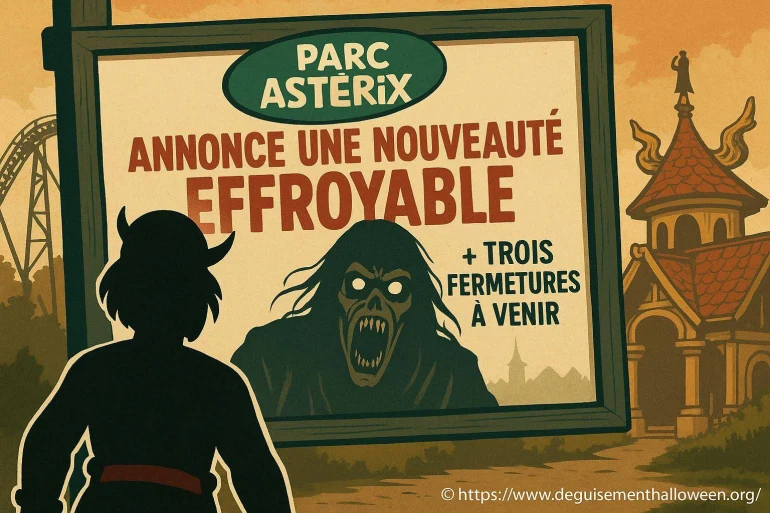 Le parc astérix dévoile une nouveauté effroyable et annonce trois fermetures pour halloween 2025
