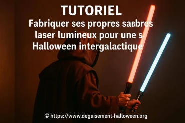 Fabriquer ses propres sabres laser lumineux pour une soirée Halloween intergalactique