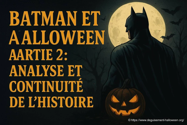 Batman et Halloween part 2 : analyse et continuité de l'histoire