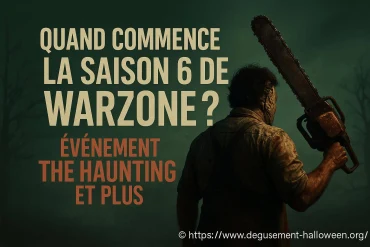 Quand commence la saison 6 de warzone et l'événement the haunting pour halloween 2025