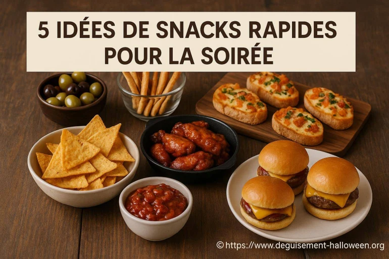 5 idées de snacks rapides pour une soirée d'halloween réussie