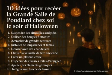 10 idées pour recréer la Grande Salle de Poudlard chez soi le soir d’Halloween