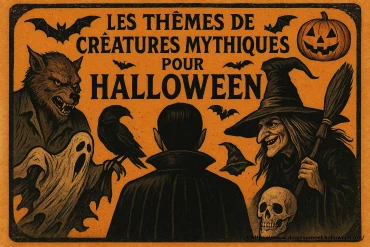 Les thèmes de créatures mythiques pour halloween : vampires, sorcières, loups-garous et plus
