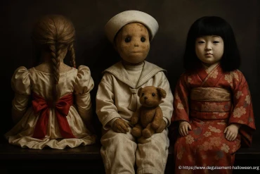 Les poupées maudites les plus célèbres : Annabelle, Robert, Okiku et leurs histoires glaçantes