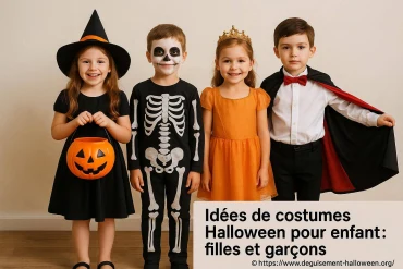 Idées de costumes Halloween pour enfant : filles et garçons à croquer