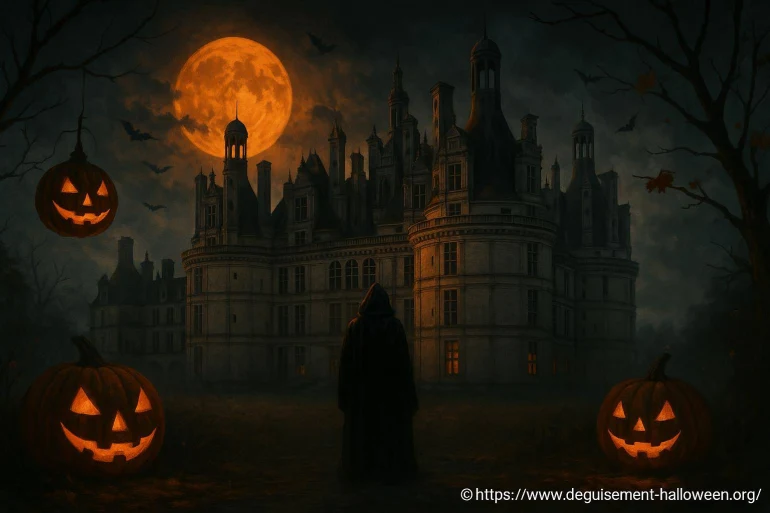 Décor gothique : comment le château de Chambord se transforme pour Halloween
