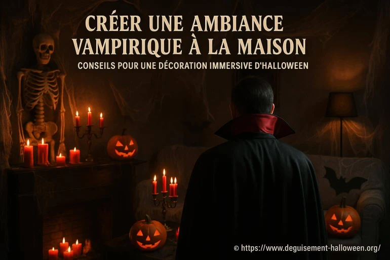 Créer une ambiance vampirique à la maison pour une décoration immersive d’Halloween