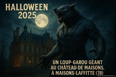 Halloween 2025 : un loup-garou géant au château de Maisons à Maisons-Laffitte