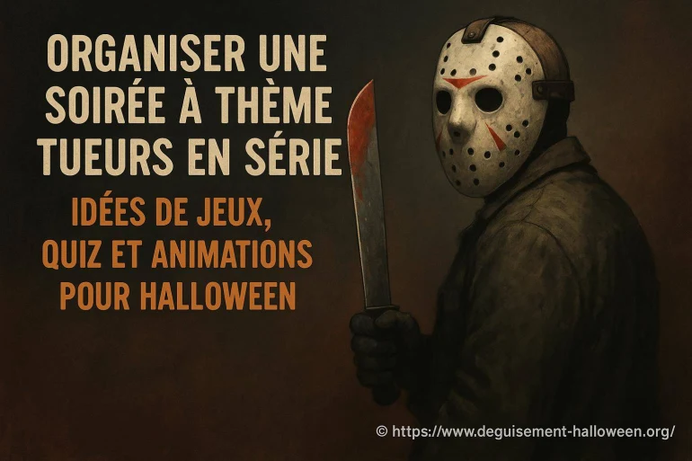 Organiser une soirée à thème tueurs en série : idées de jeux, quiz et animations pour Halloween