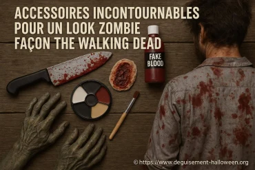 Accessoires incontournables pour un look zombie façon The Walking Dead : fabrication et conseils