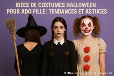 Idées de costumes Halloween pour ado fille : tendances et astuces pour réussir