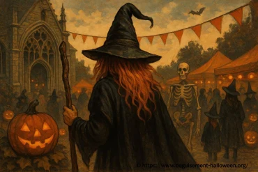 La fête de la sorcière au cloître-pleyben le 5 octobre : halloween avant l'heure