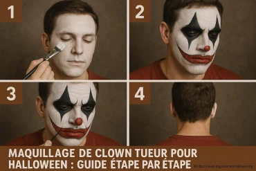 Maquillage de clown tueur pour Halloween : guide étape par étape pour un look terrifiant
