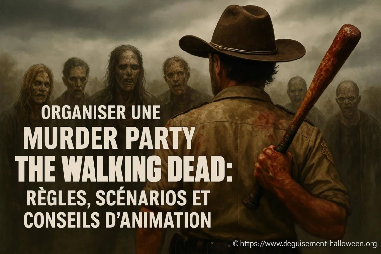 Organiser une murder party The Walking Dead : règles, scénarios et conseils d’animation