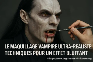 Le maquillage vampire ultra-réaliste : techniques pour un effet bluffant