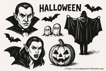 Dessins de vampires pour Halloween à imprimer facilement
