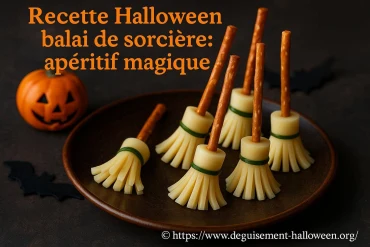 Recette halloween balai de sorcière : un apéritif magique à préparer