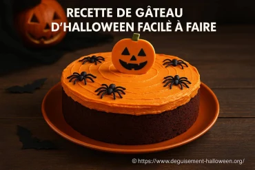 Recette de gâteau d'Halloween facile à faire pour épater vos invités
