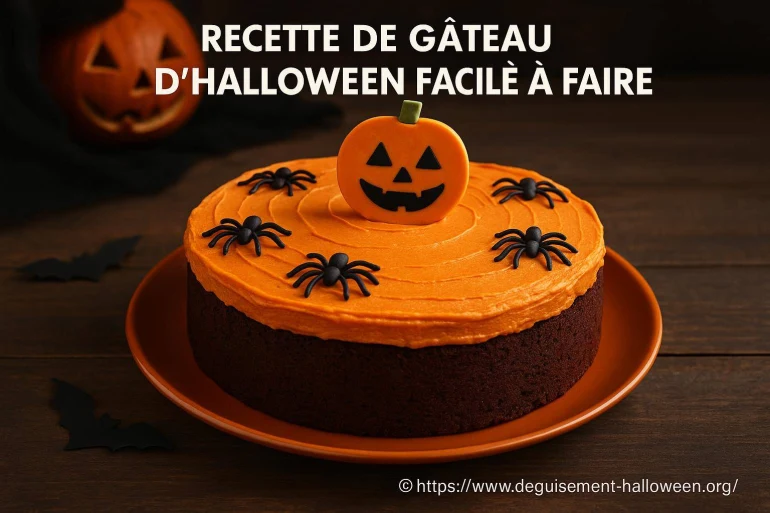 Recette de gâteau d'Halloween facile à faire pour épater vos invités