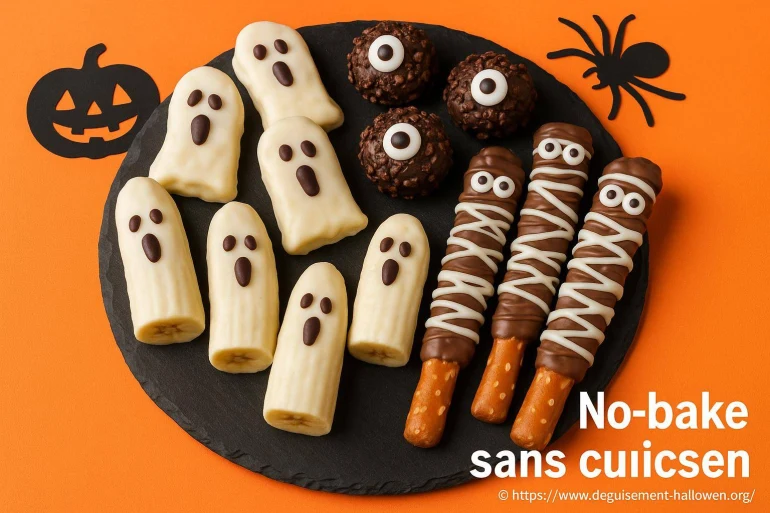 Recette halloween sans cuisson : idées rapides et faciles à réaliser