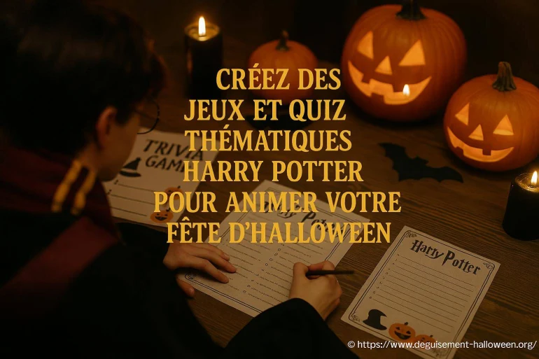 Créer des jeux et quiz Harry Potter pour animer votre fête d’Halloween