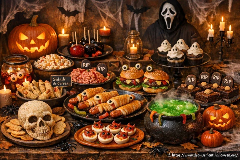 Recette Halloween buffet : comment réussir une soirée à thème inoubliable