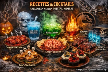 Recettes et cocktails Halloween inspirés de Mortal Kombat pour une fête terrifiante