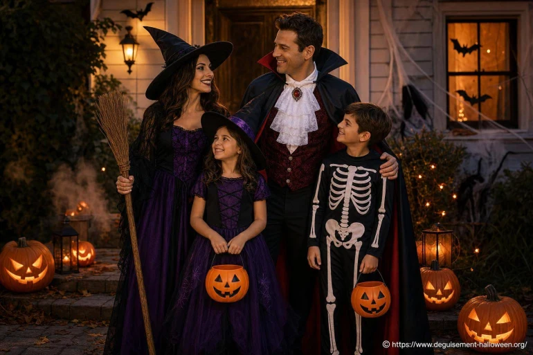 Déguisements familiaux pour Halloween : quelles idées de thèmes et licences pour petits et grands ?