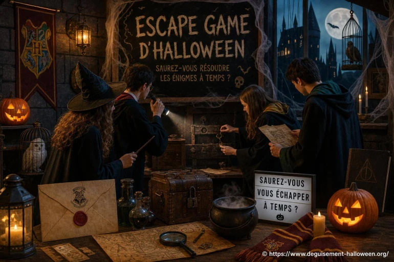 Transformez votre fête en escape game d’halloween autour d’une licence culte