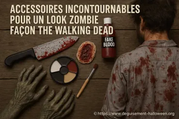 Accessoires incontournables pour un look zombie façon The Walking Dead : fabrication et conseils