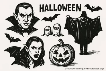Dessins de vampires pour Halloween à imprimer facilement