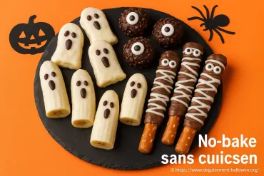 Recette halloween sans cuisson : idées rapides et faciles à réaliser