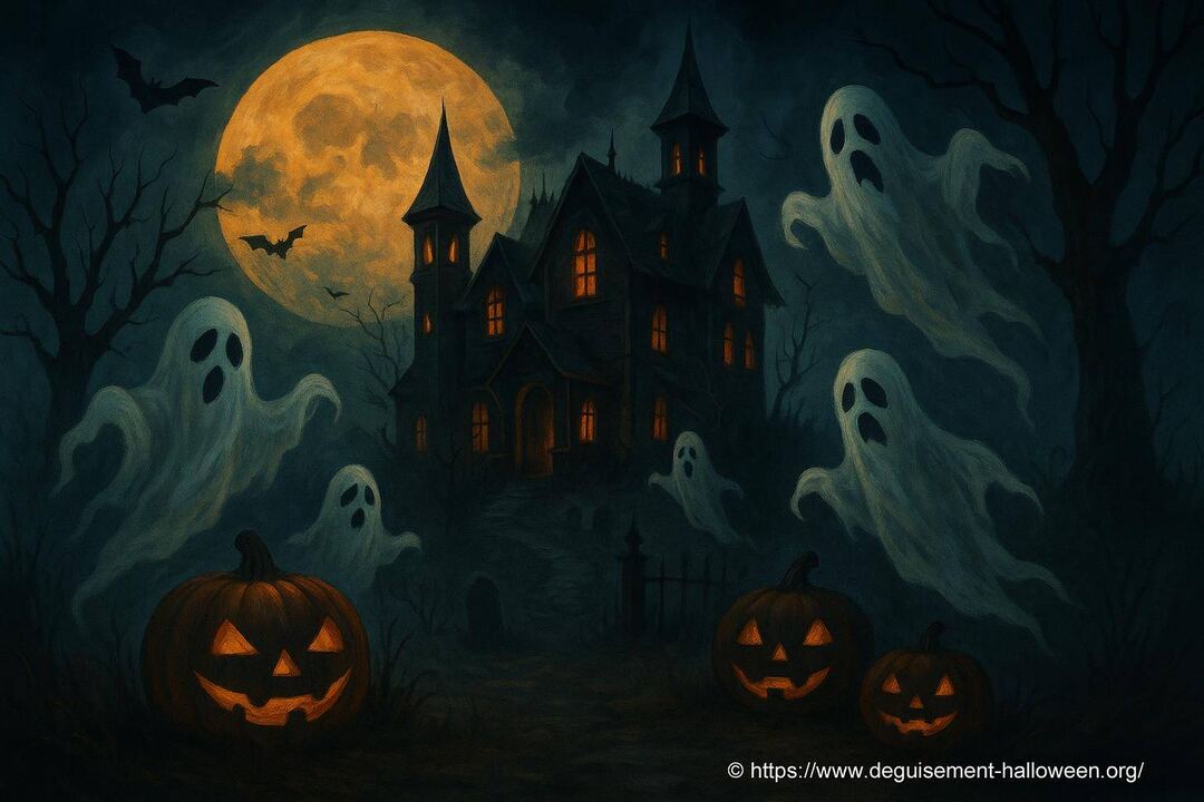 Univers des Fantômes et Maisons Hantés à Halloween