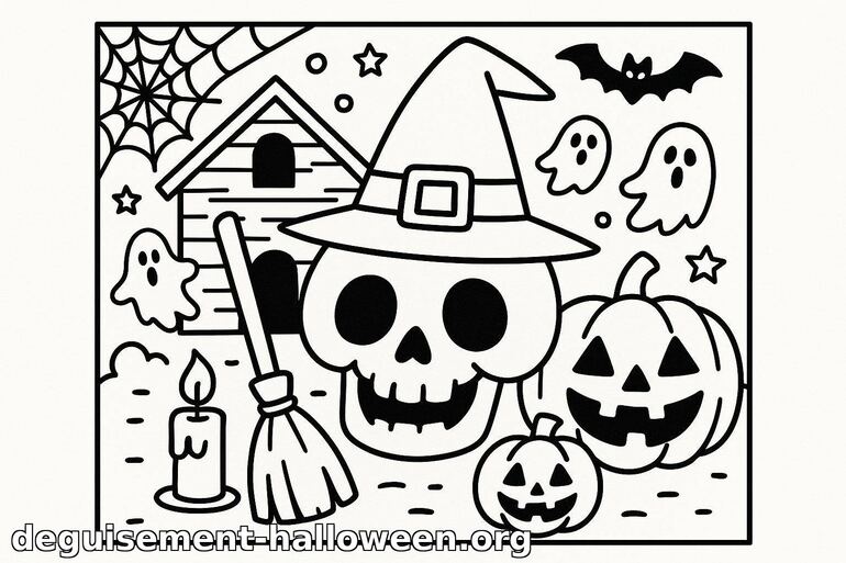 Coloriage de Halloween
