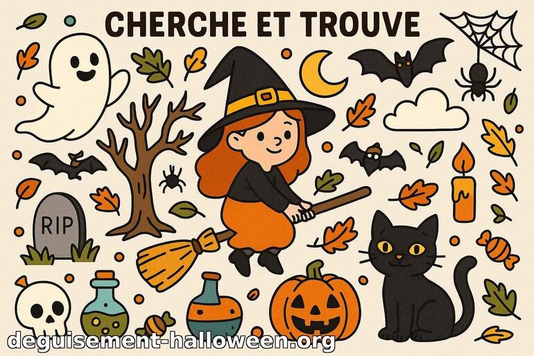 Cherche et trouve Halloween