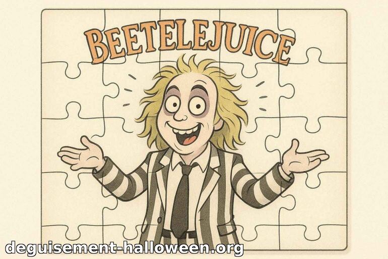 Coloriage de Beetlejuice à imprimer