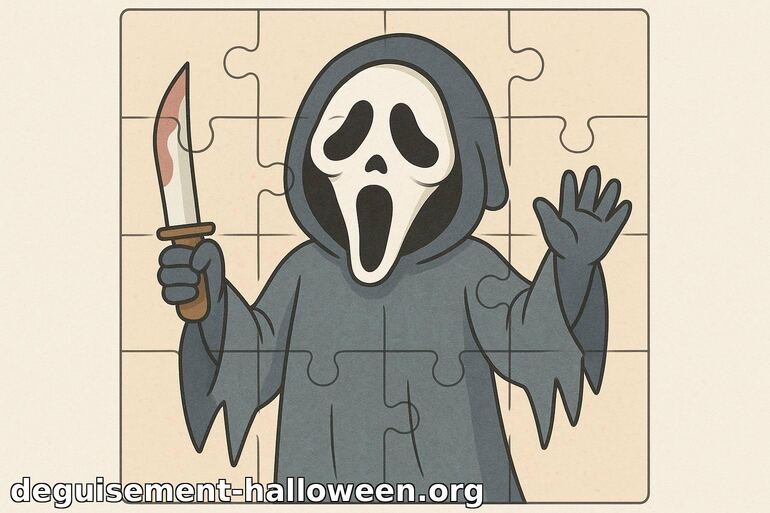 Coloriage de Scream à imprimer