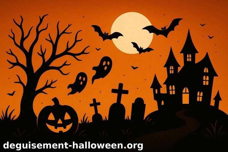 Scène effrayante d'Halloween