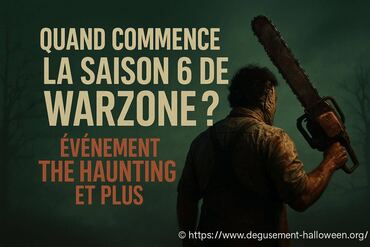 Quand commence la saison 6 de warzone et l'événement the haunting pour halloween 2025