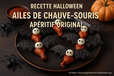 Recette halloween ailes de chauve-souris : un apéritif original à réaliser