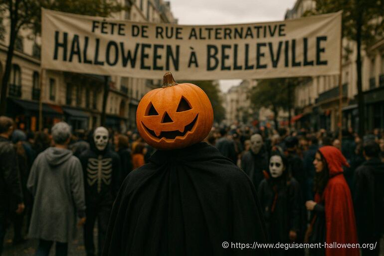 Fête de rue alternative : comment se vit Halloween à Belleville ?