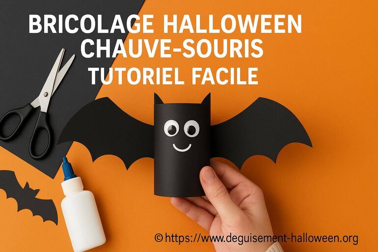 Bricolage Halloween chauve-souris : un tutoriel facile pour décorer
