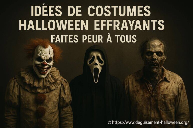 Idées de costumes Halloween effrayants pour faire peur à tous
