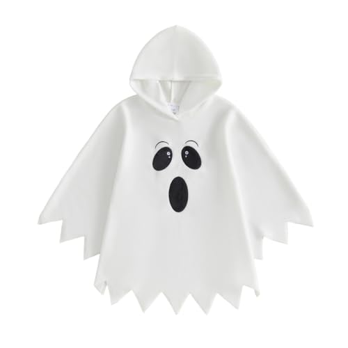 Geagodelia Déguisement Fantôme Enfant Cape avec Capuche Hall