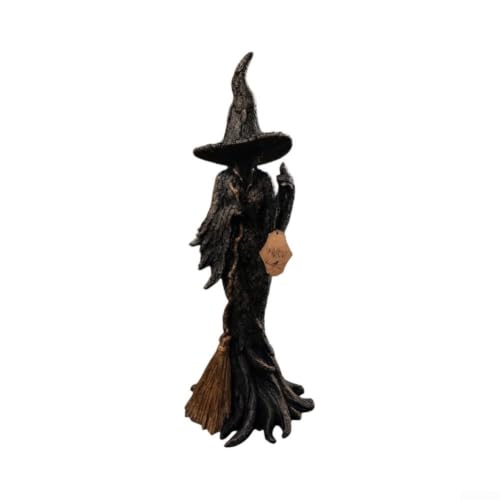 Generic Sorcière peinte à la main pour sculpture 23 cm Hallo